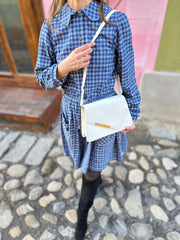 Bela torbica Eva