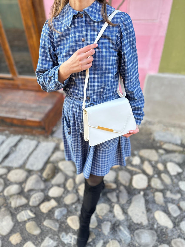 Bela torbica Eva