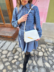 Bela torbica Eva