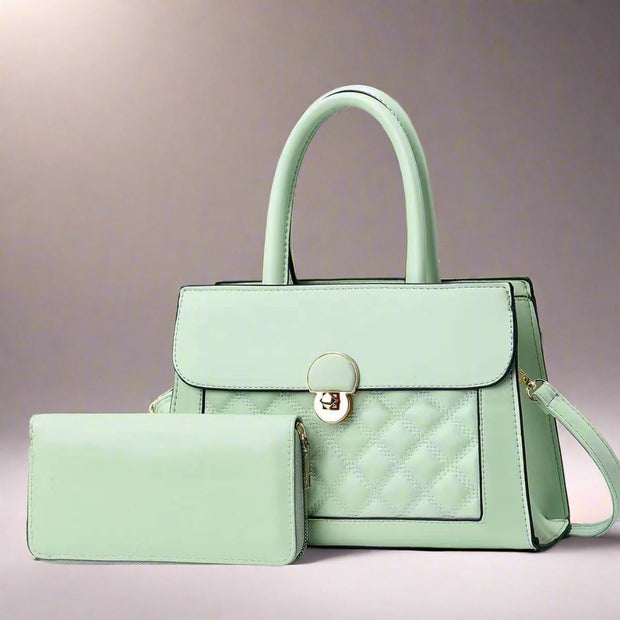 Julia Set - zelena torba in denarnica