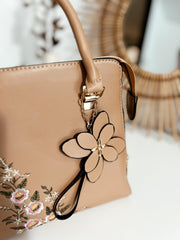 Rjava torba Elise Floral model