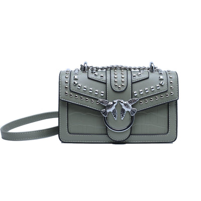 Geanta verde cu tinte Paloma - TIARA CONCEPT STORE