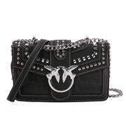 Geanta neagra cu tinte Paloma - TIARA CONCEPT STORE