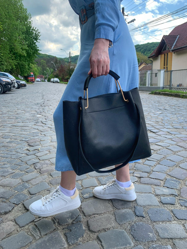 Set torbe Črna selena 4 v 1